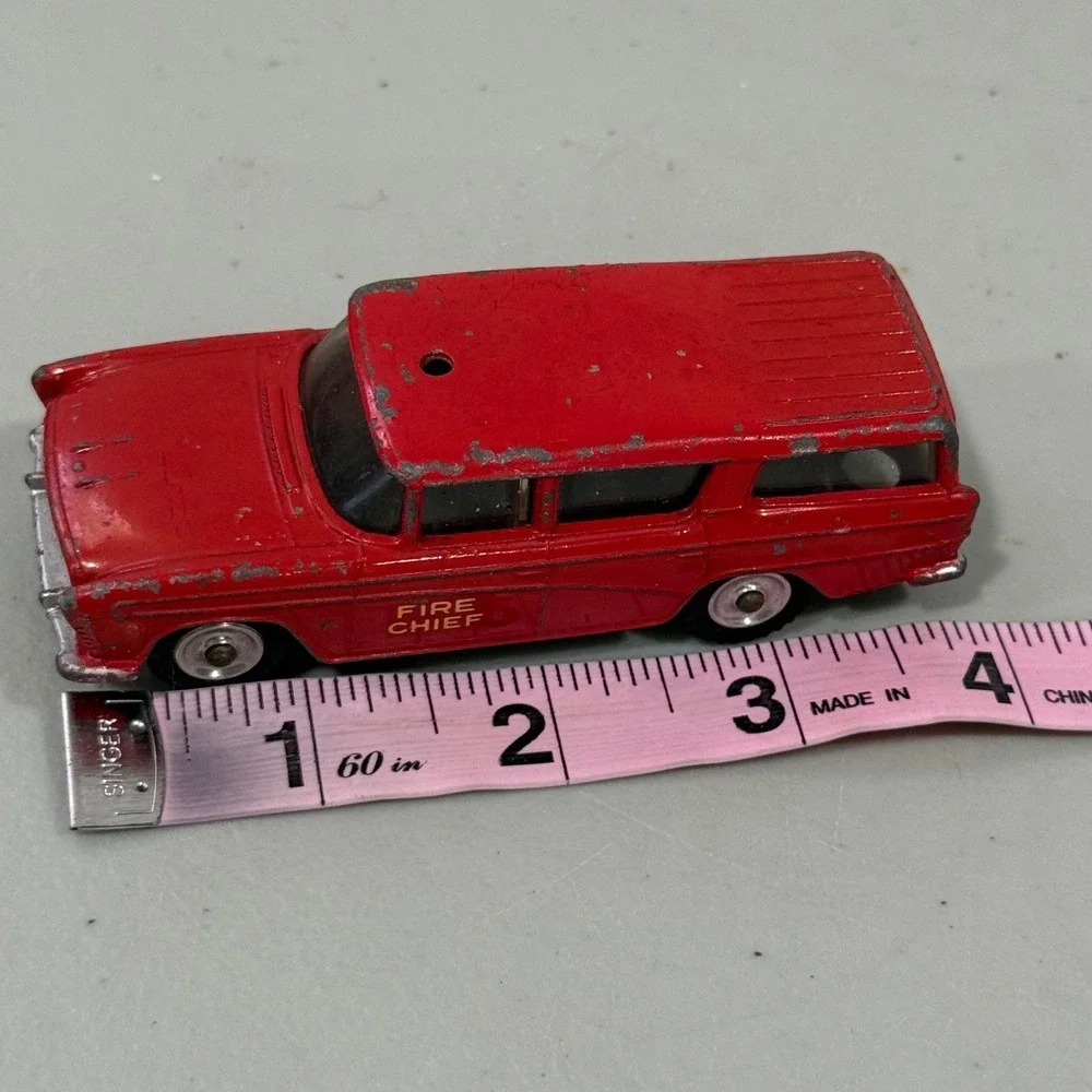 Vintage‎ Dinky Toys Nash Rambler Fire Chief Red Diecast Car Meccano England 173
